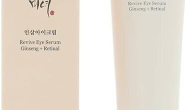 Beauty of Joseon Korean Eye Serum: Ginseng + Retinal 30ml, Pink, 1 Fl Oz (Pack 1)