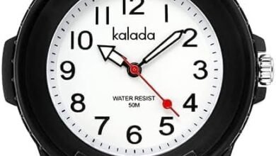 ساعة يد كواتز مينيمالية للرجال والنساء - مقاومة للماء 50م وسهلة القراءة Minimalist Analog Fashion Quartz Watch for Men & Women - 50M Waterproof, Easy-to-Read Dial, Soft Breathable Silicone Strap, Sporty Casual Wristwatch for Daily Wear, Running, and Outdoor Activities