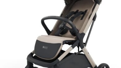 عربة Kinderkraft Nubi 3 - بيج رملي خفيفة وقابلة للطي Kinderkraft - Nubi 3 Stroller - Sand Beige