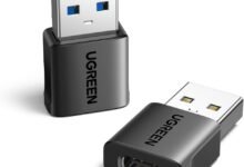 UGREEN USB C to USB Adapter 2Pack 10Gbps, Type C Female to A Male Adapter | 10Gbps fast data transfer,TypeC Converter for iPhone,iPad Pro Air,Galaxy S23 S24 Ultra,Compact and portable for home&office