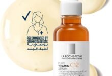 La Roche Posay 12% Pure Vitamin C Anti-Aging Face Serum with Hyaluronic Acid & Salicylic Acid; Boosts Skin Regeneration and Reduces Appearance of Wrinkles 30ML
