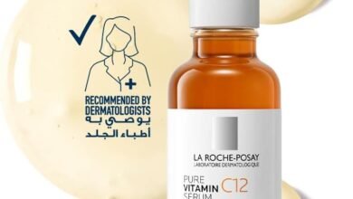 سيروم الوجه La Roche Posay 12% فيتامين C مع حمض الهيالورونيك 30ML La Roche Posay 12% Pure Vitamin C Anti-Aging Face Serum with Hyaluronic Acid & Salicylic Acid; Boosts Skin Regeneration and Reduces Appearance of Wrinkles 30ML