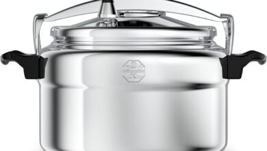 موقد ضغط ألومنيوم ALSAIF 2 لتر، لون فضي ALSAIF Aluminum Pressure Cooker Size: 2 Liter Color: Silver Model: K99002, 5 Years warranty