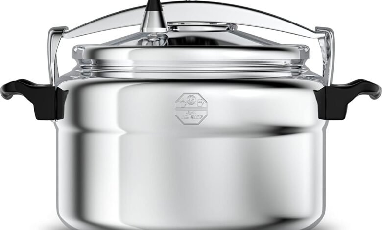 موقد ضغط ألومنيوم ALSAIF 2 لتر، لون فضي ALSAIF Aluminum Pressure Cooker Size: 2 Liter Color: Silver Model: K99002, 5 Years warranty