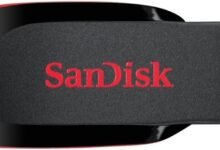 سانديسك كروزر بليد فلاش ميموري 32 جيجابايت، أسود Sandisk Cruzer Blade Usb Flash Drive 32Gb, Black, Sdcz50-032G-B35