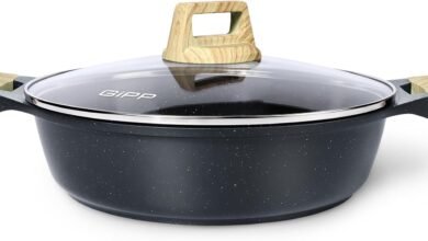 GiPP Nonstick Stock Pot with Lid, 28cm Ceramic Coating Stockpot