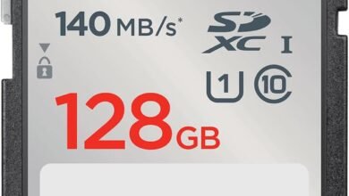 SanDisk 128GB Ultra SDXC UHS-I Memory Card - Up to 140MB/s, C10, U1, Full HD, SD Card - SDSDUNB-128G-GN6IN | Up to 140MB/s, UHS-I, U1, Class 10, Full HD video, waterproof design, shock resistant construction
