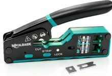 Pass Through RJ45 All-In-One Modular Ethernet Crimping Tool Cat5 Cat6 Tool