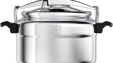 ALSAIF Aluminum Pressure Cooker Size: 3 Liter Color: Silver Model: K99003, 5 Years warranty