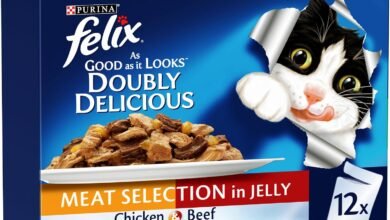 طعام رطب قطط Purina Felix بمذاقات لحم 85غ (12 علبة) Purina Felix As Good As It Look Doubly Delicious Wet Cat Food Meat Selections 85g (Pack of 12)