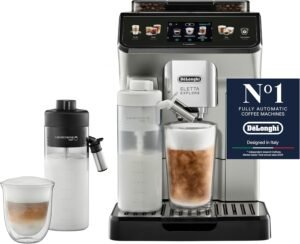 De’Longhi Eletta Explore آلة قهوة أوتوماتيكية بقدرة 1450 وات ولاتيه كريما