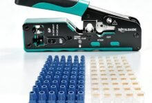 All-In-One Modular Ethernet Crimping Tool Cat5 Cat6 Cat7,Crimper Tool Kit