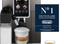 De'Longhi Coffee Machine DINAMICA PLUS Fully Automatic Bean to Cup Coffee Machine, 30+ Functions, Ideal for Espresso, Americano, Cappuccino, Latte Macchiato & More, ECAM380.95.TB (Made in Europe)