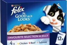 Felix As Good As It Look Doubly Delicious Wet Cat Food Favourite Selections 85g (Pack of 12)