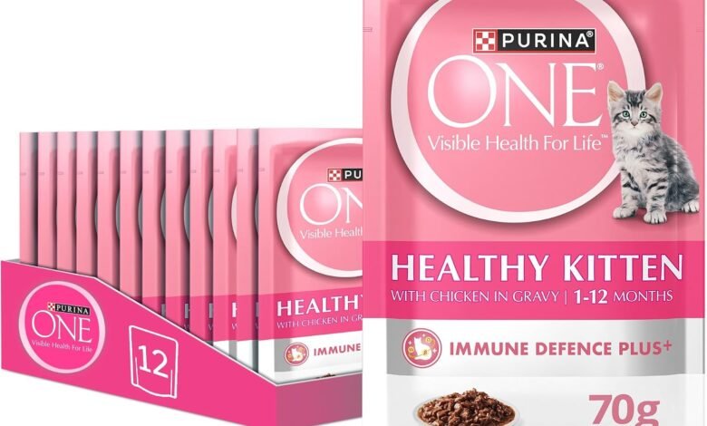 PURINA ONE Wet Healthy Kitten with Chicken 70g Pack of 12