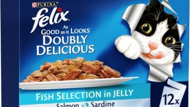 فيليكس أغلى من مظهره طعام مبلل للقطط بنكهة سمك 85غ (12 حبة) Felix As Good As It Look Doubly Delicious Wet Cat Food Fishy Selections 85g (Pack of 12)