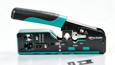 Pass Through RJ45 All-In-One Modular Ethernet Crimping Tool Cat5 Cat6 Cat7