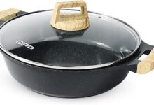 GiPP Nonstick Stock Pot with Lid, 32cm Ceramic Coating Stockpot