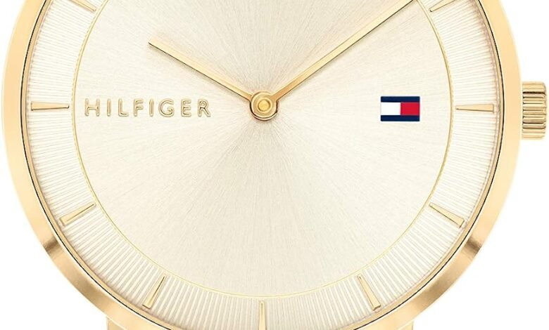 ساعة نسائية تموجة من Tommy Hilfiger TEA، أنالوج، أنيقة Tommy Hilfiger TEA Women Watch, Analog