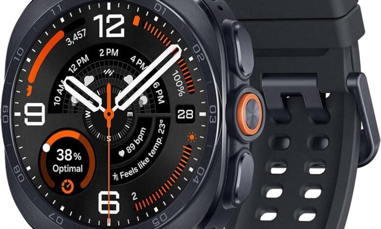 Samsung Galaxy Watch Ultra2 Titanium Gray, 47mm, Bluetooth, Rugged Luxury design, 800 mAh Battery, Fast Charging, Trail Run, Energy Score, Sleep Coaching, Raise to Talk (KSA Version)