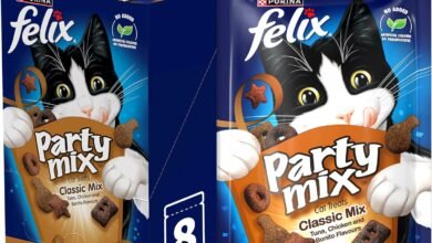 FELIX Party Mix مزيج كلاسيكي 8X60غ، بطعم متنوع. FELIX Party Mix Classic Mix (8X60g)