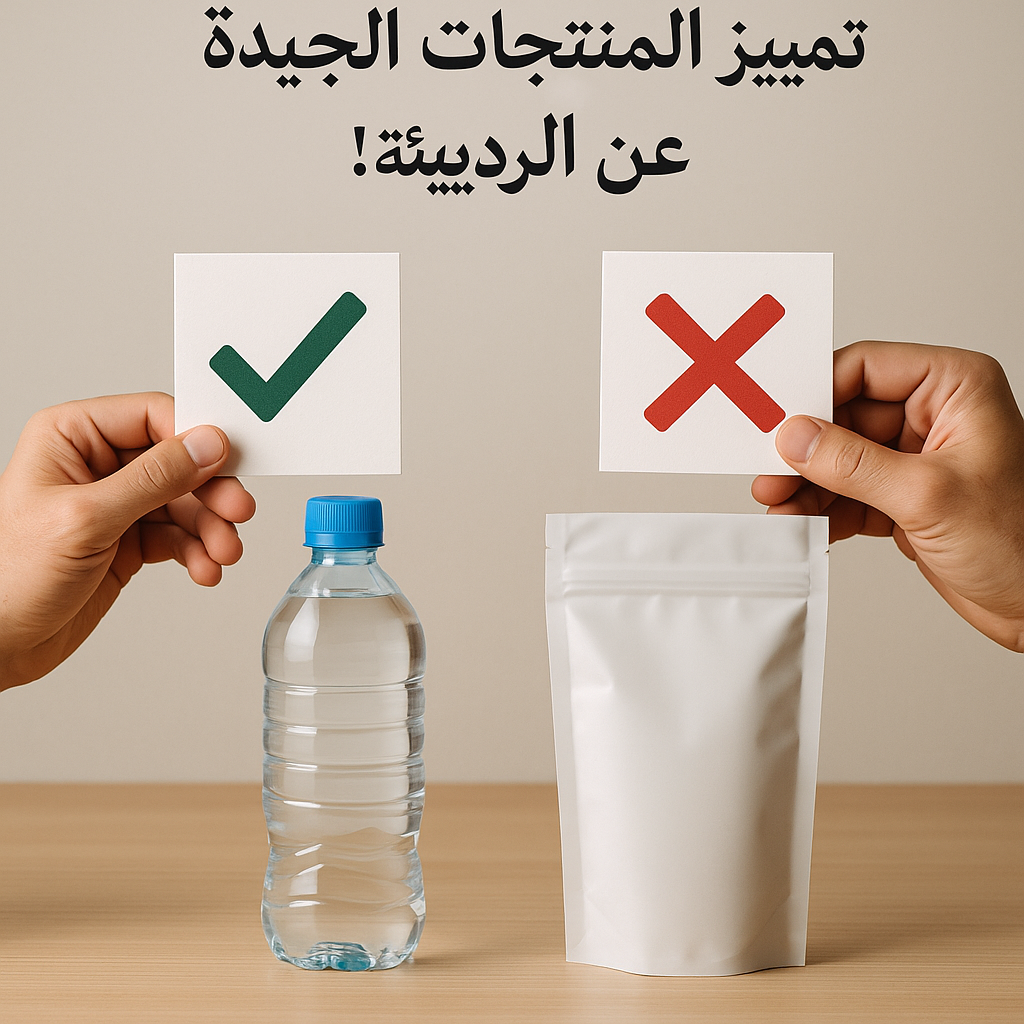 الدليل الشامل: كيفية تمييز المنتجات الجيدة عن الرديئة! الدليل الشامل: كيفية تمييز المنتجات الجيدة عن الرديئة!